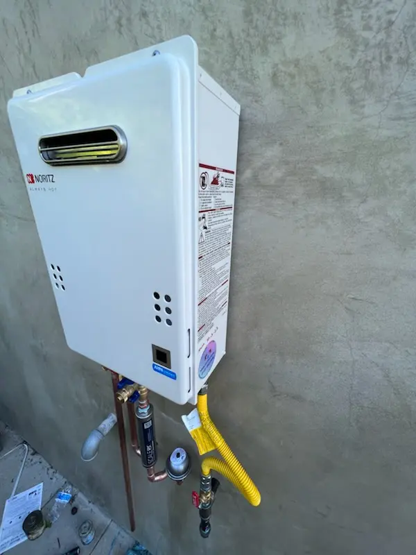 Tankless water heater installation for Chase Ranch homes